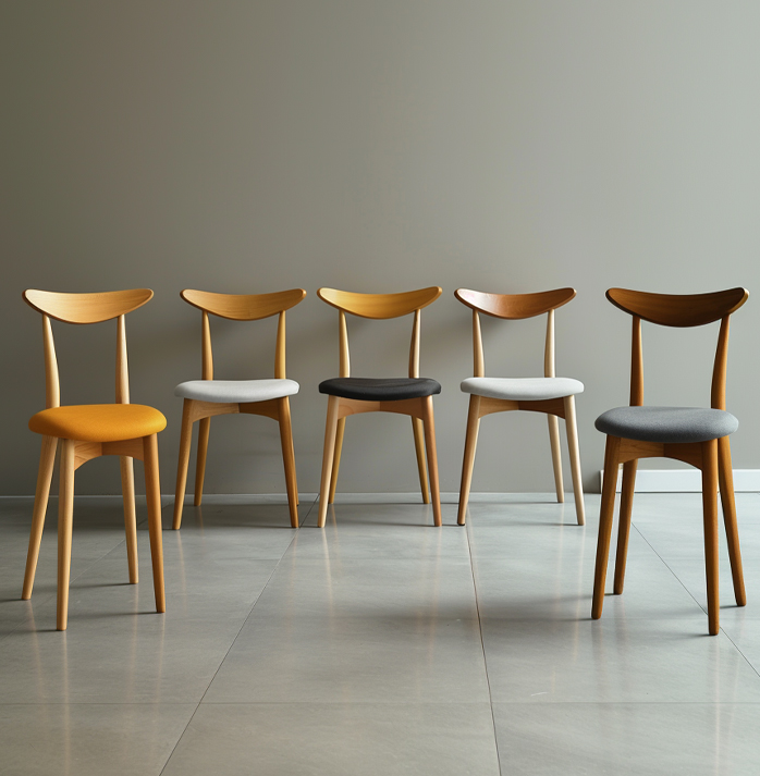Smiling woman with red hair working at a desktop computer, taking notes in a bright office with coffee cups nearby.